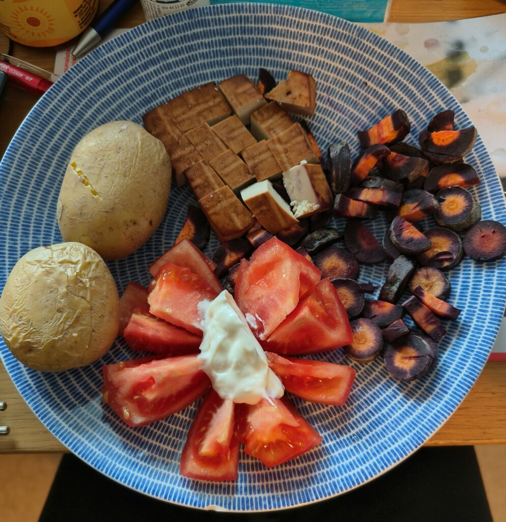 Kuva lounasruoka-annoksestani.